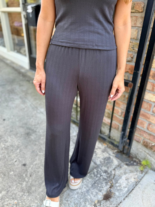 Z Supply Luxe Starry Eyed Pant- Black