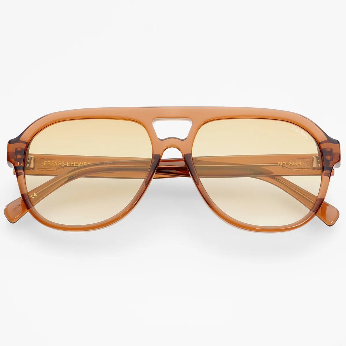 Sunglasses- Rio- Crystal Brown (223-4)