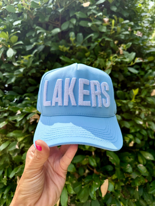 Lakers 3D Golf Hat- Baby Blue