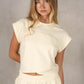 Sutton Modal Summer Top- Seed Pearl