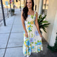 Fresh Cut Maxi Dress- Cream