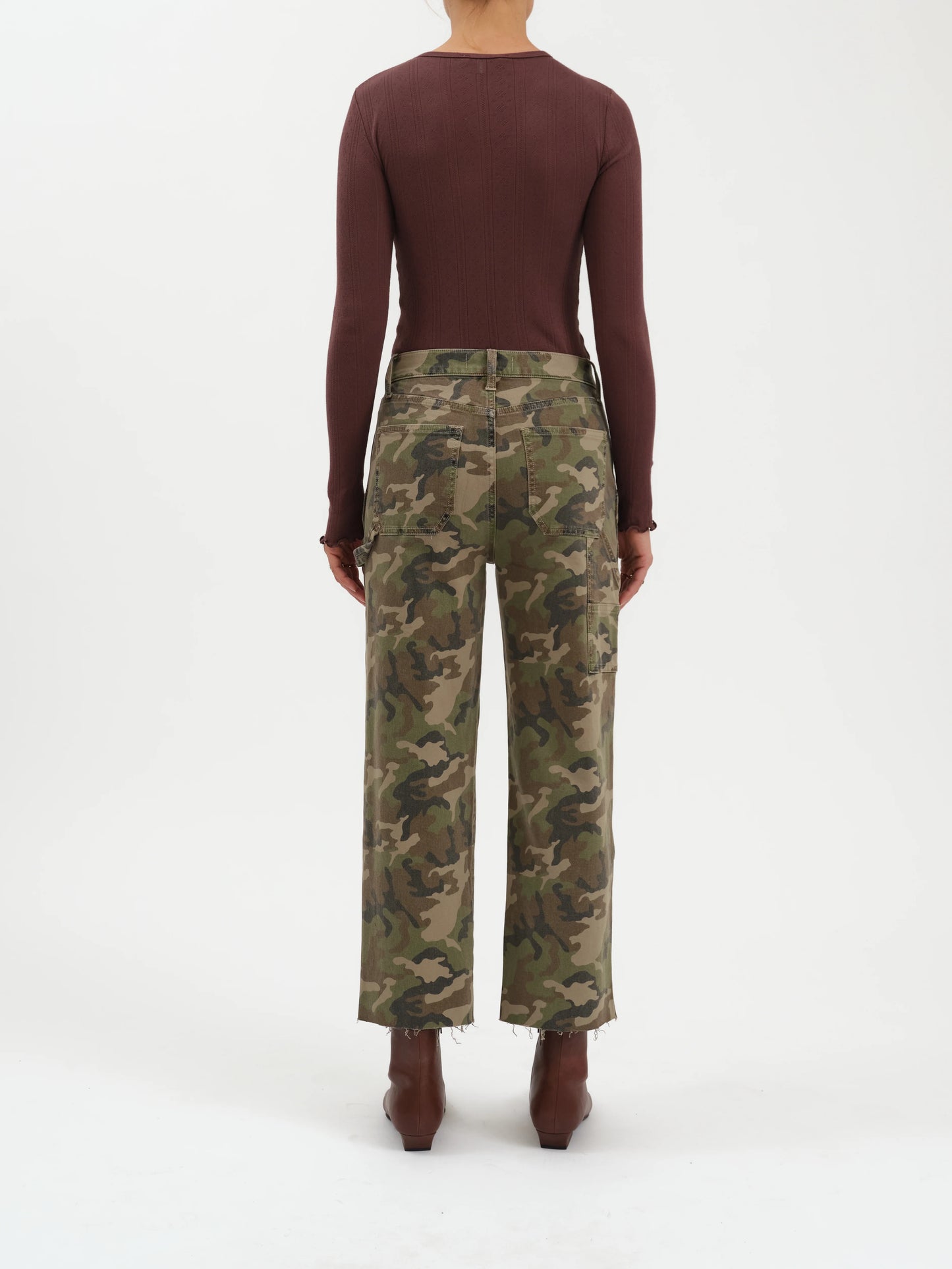 Sundaze High Rise Straight Crop- Camo Hideaway