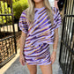 Tiger Sequin Stripe 2 PC SET- Lavender
