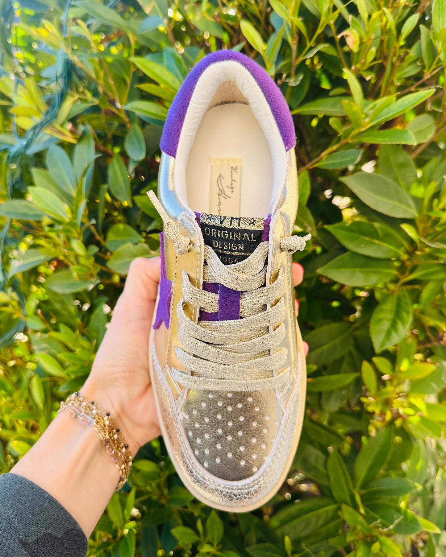 Vintage Havana Denisse 41 Sneakers- Purple/Gold