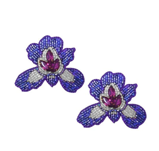 Iris Stud Earrings