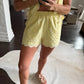 Kenny Eyelet Shorts- Lemon