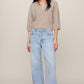 Z Supply Valor Short Sleeve Cardigan- Natural Heather