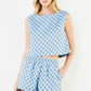 Dotty Polka Dot Top- Blue