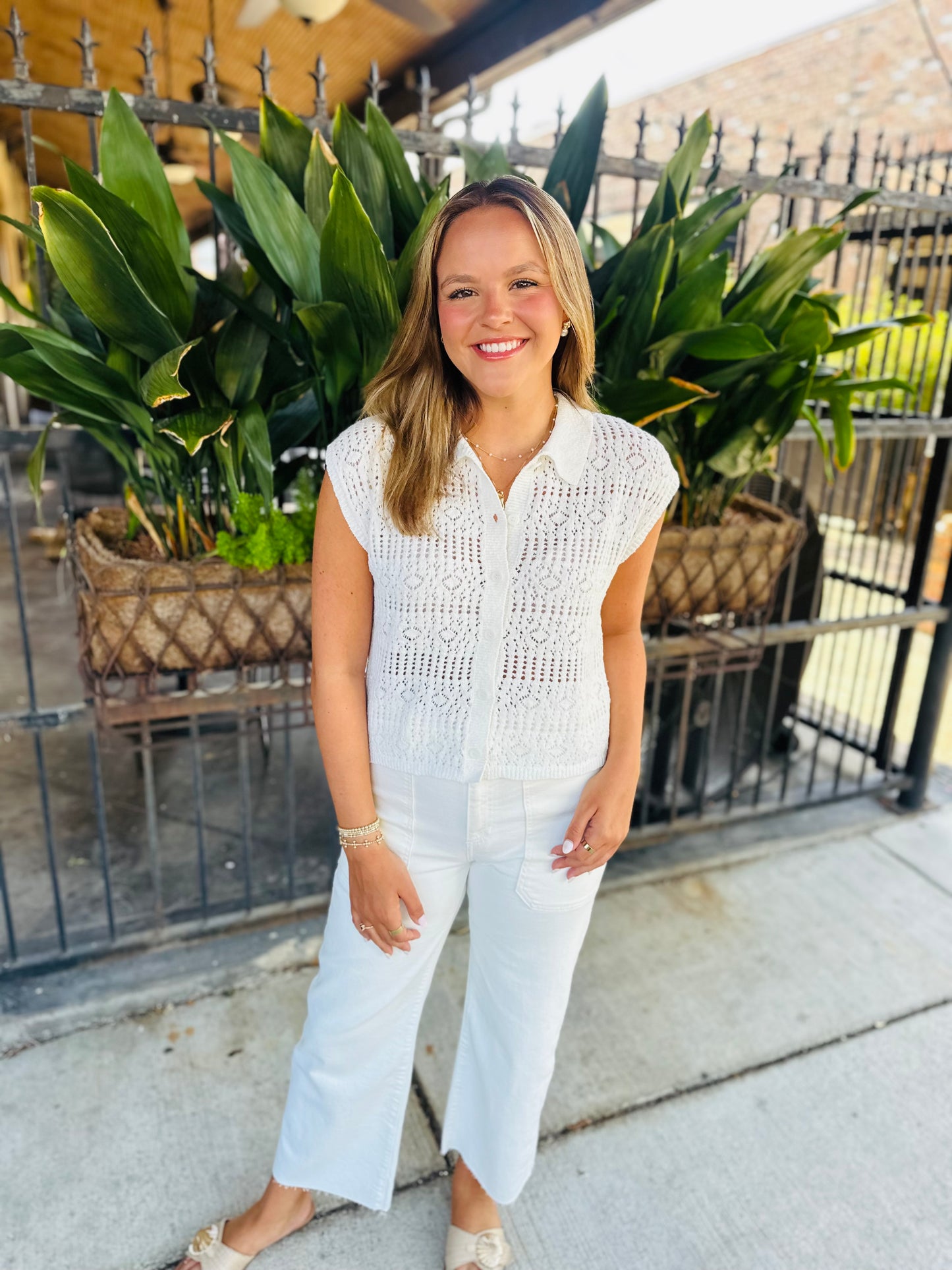 Z Supply Kinsley Sweater Top- White