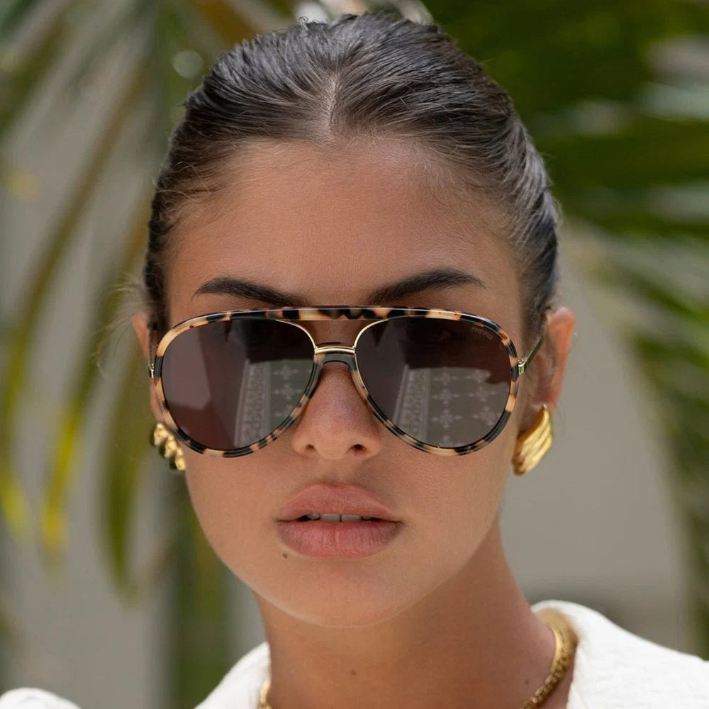 Sunglasses- Shay- Tortoise/Lt Green (92-11)