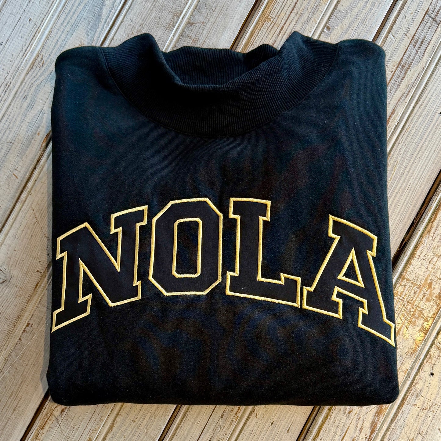 NOLA Mockneck Sweater- Black