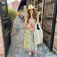 Patchwork Maxi Dress