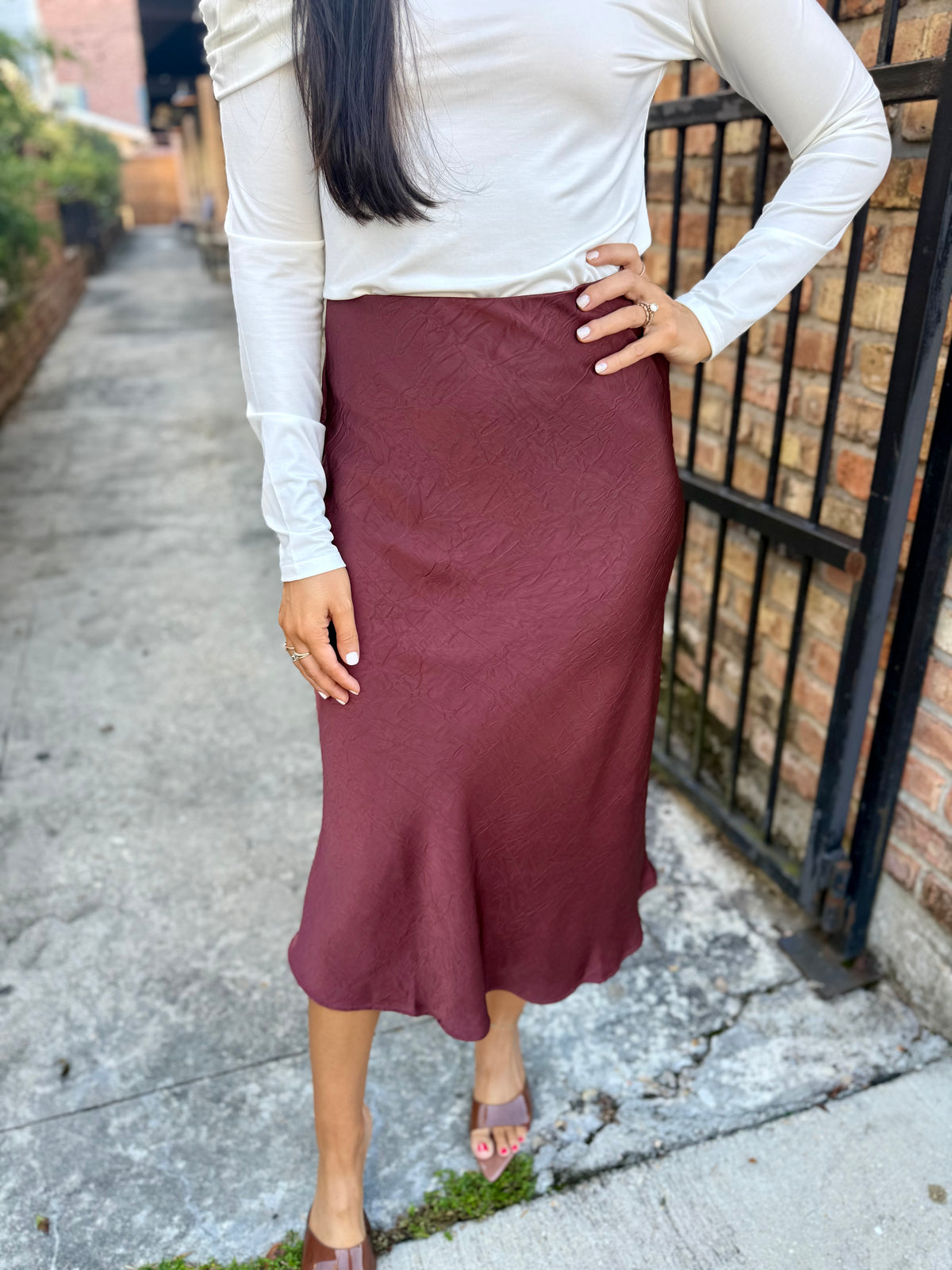 Ceremony Midi Skirt