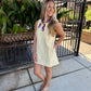 Luna Open Back Mini Dress- Butter