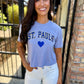 St. Paul's Heart Tee- Grey