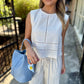 Danny Shoulder Bag- Blue