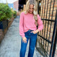 Z Supply Coming Up Sweater- Desert Bloom