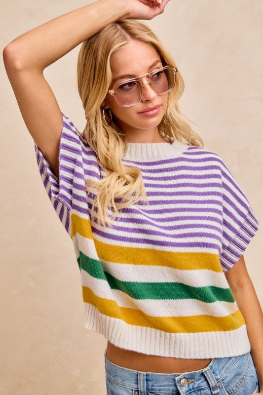 St. Ann Stripe MG Top