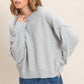 Donnelly Sweater- Misty Blue/Gray