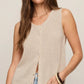 Z Supply Syd Sweater Vest- Sandstone