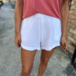 Gillis Double Gauze Shorts- White