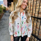 Queen Skeleton Button Up Top