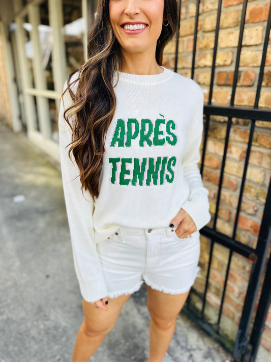 Apres Tennis Pullover Sweater