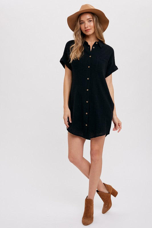 Comfortable Shirt Dress – Louise Lane Boutique