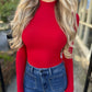 Ronan Crewneck Top- Red