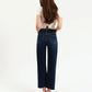 Pleaser High Rise Wide Ankle Denim- Magic Hour