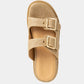 Lucinda Flatform Sandal- Natural Woven