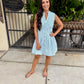 Liv Striped Dress- Sage