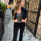 Luna Blazer- Black