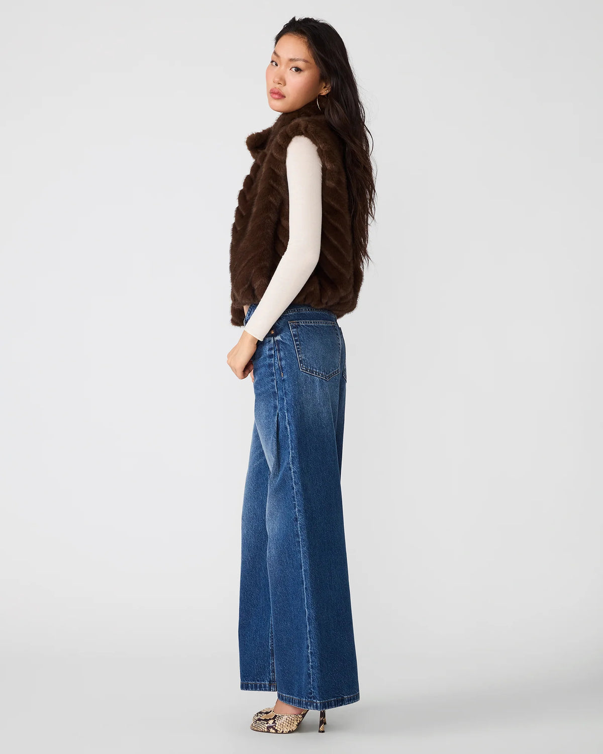 Luxie Vest- Dk Espresso