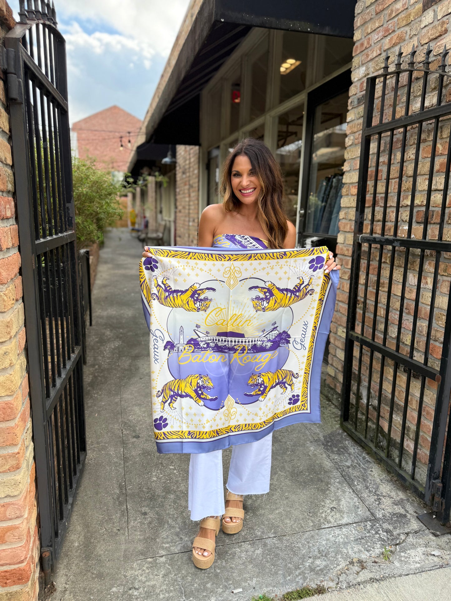 Geaux Silk Scarf
