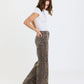 Far Out High Rise Wide Leg- Cool Cat