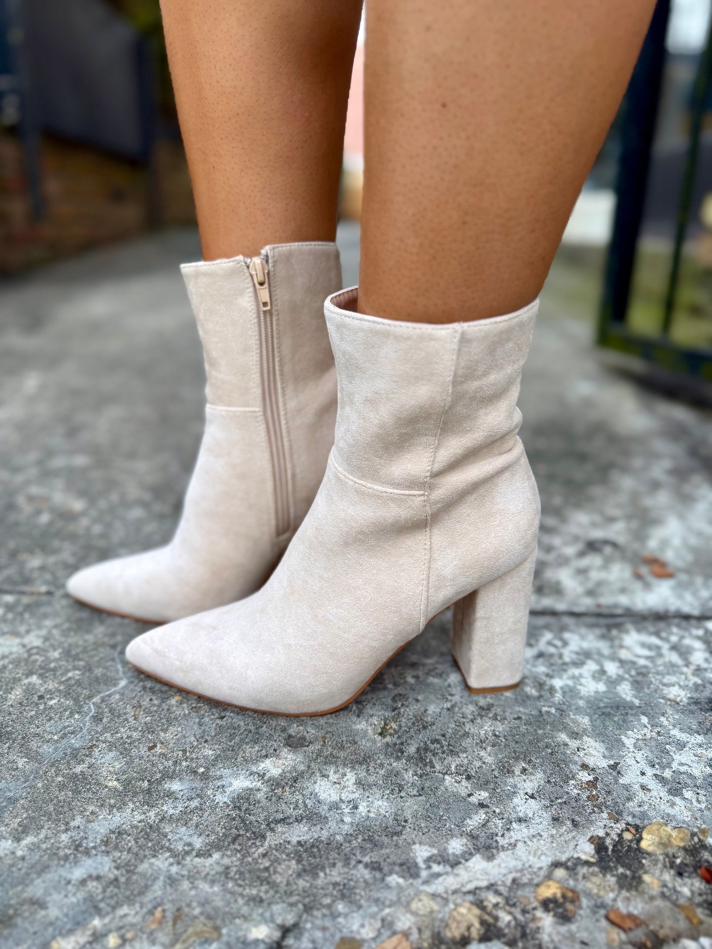 Spencer Bootie- Natural