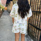 Botanical Skort- Ecru