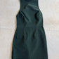Darcy Mini Dress- Evergreen Suede