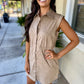 Ellie Suede Mini Dress- Sand
