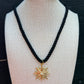 Cord Necklace- Black/Star