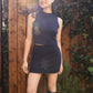 On a Stroll Knit Top- Navy