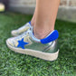 Vintage Havana Denisse 43 Sneakers- Metallic Silver/Blue