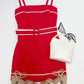 Saffron Muse Mini Dress- Red