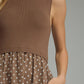 Polly Polka Dot Maxi- Brown