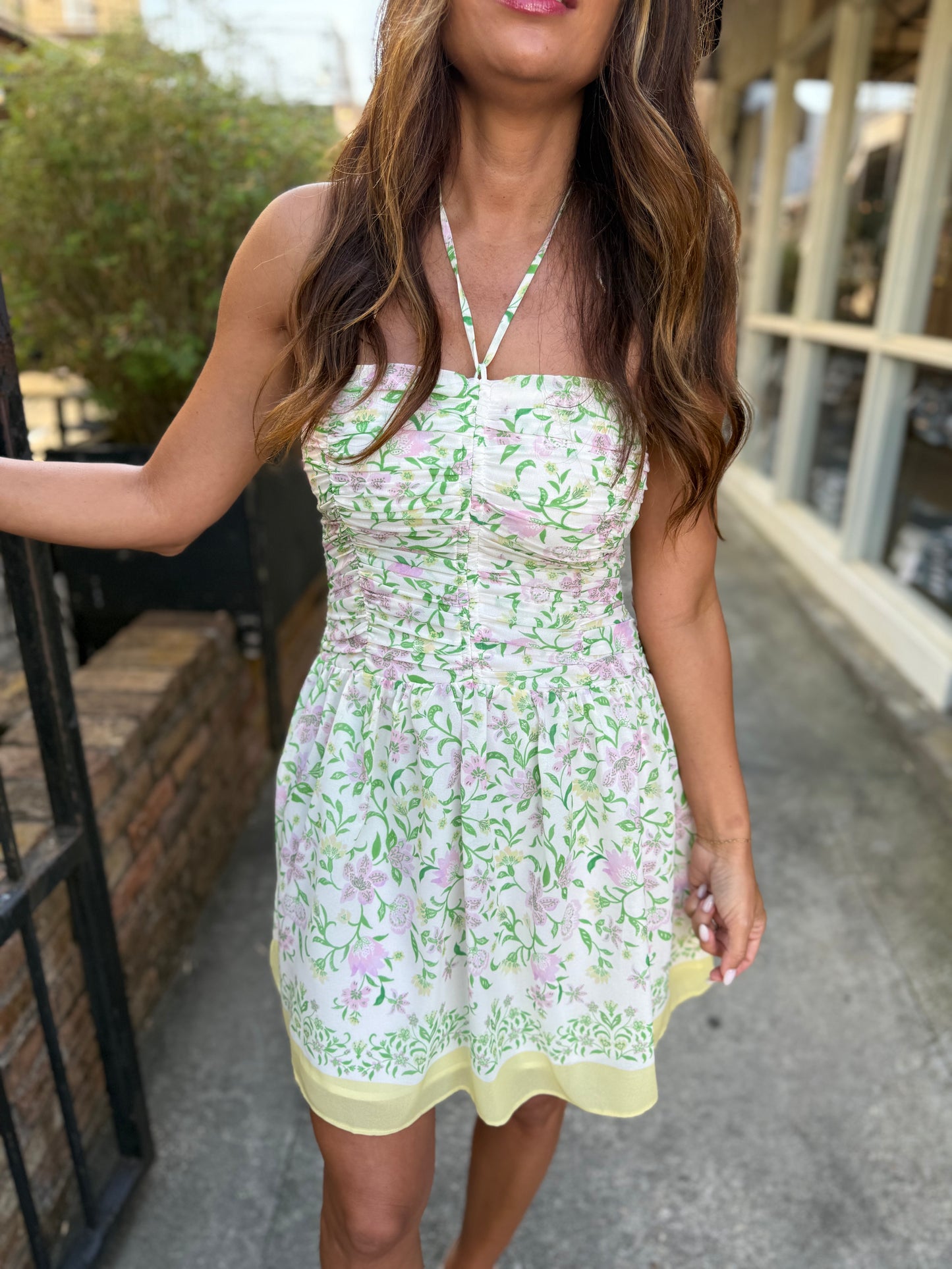 Wisteria Muse Mini Dress