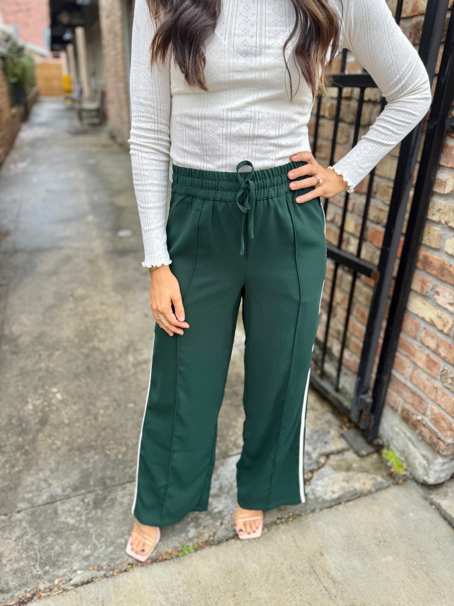 Z Supply Saunder Track Pant- Green