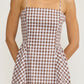 Kalley Maxi Dress- Brown