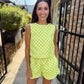 Dotty Polka Dot Top-Lemon