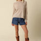 Natalie Basic Sweater- Melange